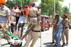 Faridkot News: ਫ਼ਰੀਦਕੋਟ ’ਚ ਪ੍ਰਦਰਸ਼ਨ ਕਰ ਰਹੇ ਕਿਸਾਨਾਂ ਨੂੰ ਪੁਲਿਸ ਨੇ ਲਿਆ ਹਿਰਾਸਤ ’ਚ