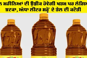 Haryana News: ਤਿੰਨ ਮਹੀਨਿਆਂ ਦੀ ਉਡੀਕ ਹੋਵੇਗੀ ਖਤਮ ਪਰ ਲੱਗਿਆ ਝਟਕਾ, ਅੱਧਾ ਲੀਟਰ ਸਰ੍ਹੋਂ ਦੇ ਤੇਲ ਦੀ ਕਟੌਤੀ