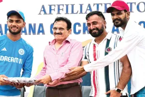 Ranji Trophy: ਰਣਜੀ ’ਚ ਚਮਕੇਗਾ ਸ਼ਾਹ ਸਤਿਨਾਮ ਜੀ ਕ੍ਰਿਕਟ ਅਕਾਦਮੀ ਦਾ ਕਨਿਸ਼ਕ ਚੌਹਾਨ, ਹਰਿਆਣਾ ਟੀਮ ’ਚ ਹੋਈ ਚੋਣ
