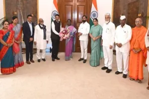 Maharashtra News: ਫੜਨਵੀਸ, ਏਕਨਾਥ ਸ਼ਿੰਦੇ ਤੇ ਸੁਨੇਤਰਾ ਪਵਾਰ ਨੇ ਰਾਸ਼ਟਰਪਤੀ ਨਾਲ ਕੀਤੀ ਮੁਲਾਕਾਤ