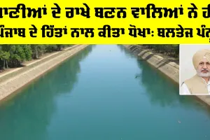 Punjab Water Dispute: ਪਾਣੀਆਂ ਦੇ ਰਾਖੇ ਬਣਨ ਵਾਲਿਆਂ ਨੇ ਹੀ ਪੰਜਾਬ ਦੇ ਹਿੱਤਾਂ ਨਾਲ ਕੀਤਾ ਧੋਖਾ : ਬਲਤੇਜ ਪੰਨੂ