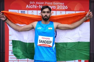 Asian Para Games: ਸੰਦੀਪ ਅਤੇ ਹੈਨੀ ਨੇ ਵਿਸ਼ਵ ਰਿਕਾਰਡ ਨਾਲ ਜਿੱਤਿਆ ਸੋਨ ਤਗਮਾ