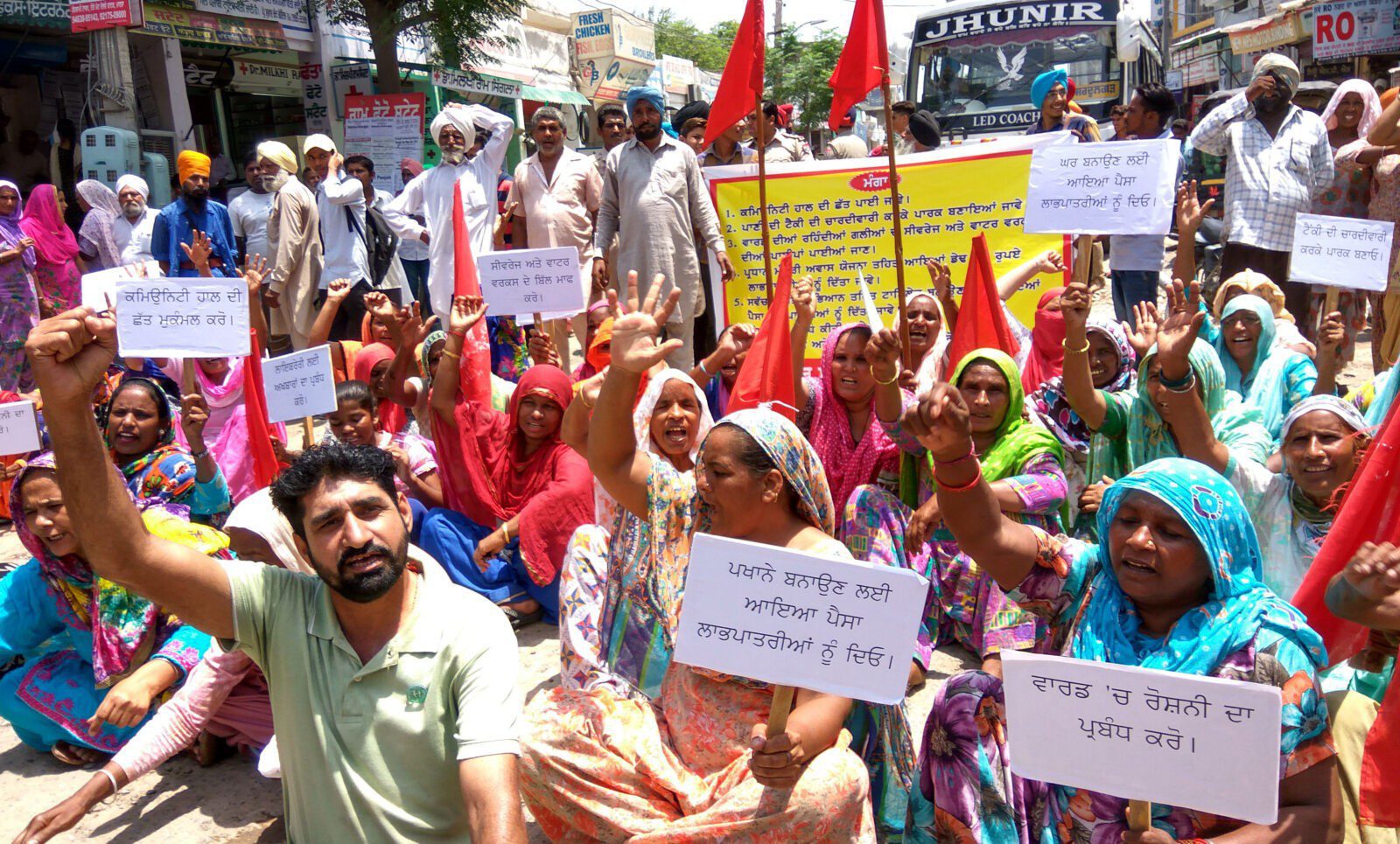 ਮਾਨਸਾ ‘ਚ ਗੂੰਜੇ ਪੰਜਾਬ ਸਰਕਾਰ ਵਿਰੋਧੀ ਨਾਅਰੇ