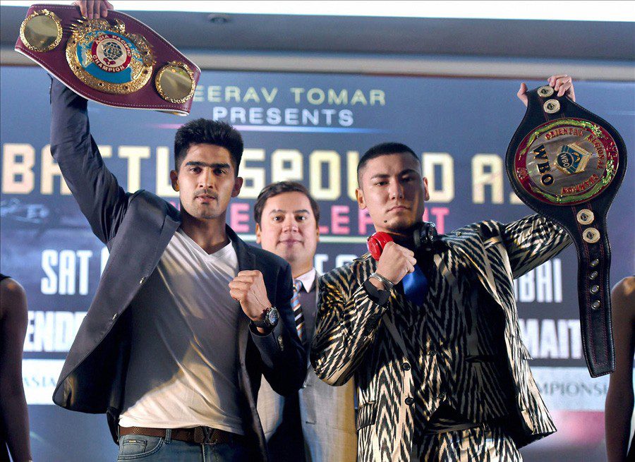 ਚੀਨੀ ਮੁੱਕੇਬਾਜ਼ ਨੂੰ ਤੋੜਨ ਉੱਤਰਨਗੇ ਵਿਜੇਂਦਰ ਸਿੰਘ