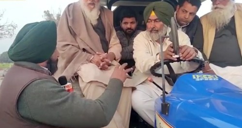 ਮਨਤਾਰ ਸਿੰਘ ਬਰਾੜ ਦੇ ਹੱਕ ਵਿੱਚ ਟਰੈਕਟਰ ਰੈਲੀ ਕੱਢੀ