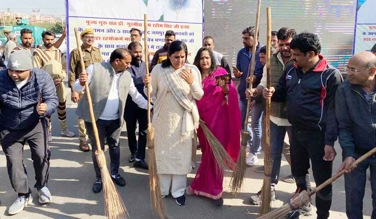 ਜੈਪੁਰ ਦੀ ਮੇਅਰ ਨੇ ਕੀਤੀ ਸਫ਼ਾਈ ਅਭਿਆਨ ਦੀ ਸ਼ਲਾਘਾ