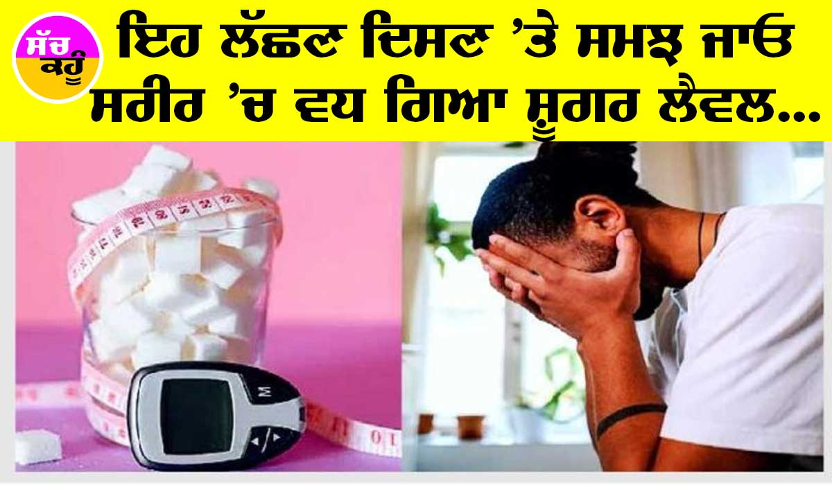 Signs Of Sugar/Diabetes : ਸਰੀਰ ’ਚ ਸ਼ੂਗਰ ਲੈਵਲ ਦੇ ਵਧ ਜਾਣ ’ਤੇ ਸਰੀਰ ਦਿੰਦਾ ਹੈ ਇਹ 10 ਸੰਕੇਤ!