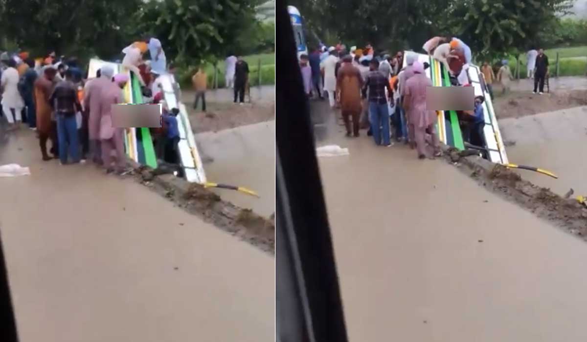 ਸਵਾਰੀਆਂ ਨਾਲ ਭਰੀ ਬੱਸ ਨਹਿਰ ’ਚ ਡਿੱਗੀ, ਬਚਾਅ ਕਾਰਜ਼ ਜਾਰੀ
