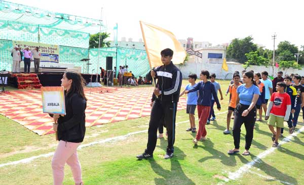 ਐਮਐਸਜੀ ਭਾਰਤੀ ਖੇਡ ਪਿੰਡ ’ਚ ਸ਼ੁਰੂ ਹੋਈ ਤਿੰਨ ਰੋਜ਼ਾ ਰਾਜ ਪੱਧਰੀ 56ਵੀਂ ਹਰਿਆਣਾ ਰਾਜ ਸਕੂਲ ਖੇਡ ਪ੍ਰਤੀਯੋਗਤਾ