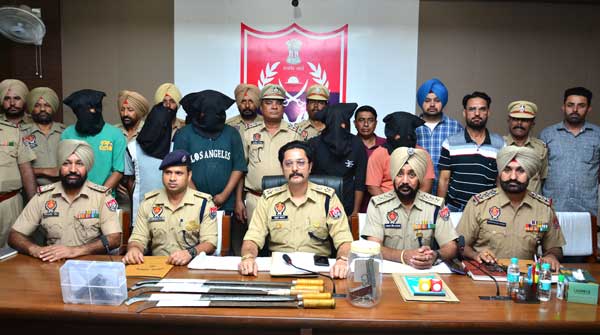 ਇਰਾਦਾ ਕਤਲ ਮਾਮਲੇ ’ਚ ਪੁਲਿਸ ਵੱਲੋਂ 7 ਮੁਲਜ਼ਮ ਹਥਿਆਰਾਂ ਸਮੇਤ ਕਾਬੂ