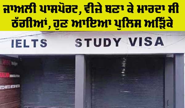 Fraudster Arrested: ਜਾਅਲੀ ਪਾਸਪੋਰਟ, ਵੀਜ਼ੇ ਤੇ ਐਗਰੀਮੈਂਟ ਬਣਾ ਕੇ ਮਾਰਦਾ ਸੀ ਠੱਗੀਆਂ, ਗ੍ਰਿਫਤਾਰ