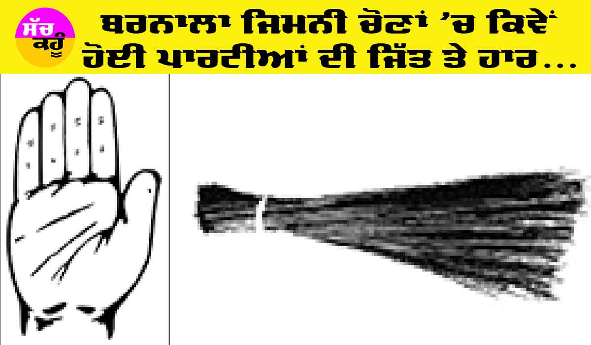 Barnala News: ਬਰਨਾਲਾ ਸ਼ਹਿਰ ’ਚ ਕਾਂਗਰਸ ਤੇ ਪਿੰਡਾਂ ’ਚ ਆਪ ਦੀ ਰਹੀ ਝੰਡੀ