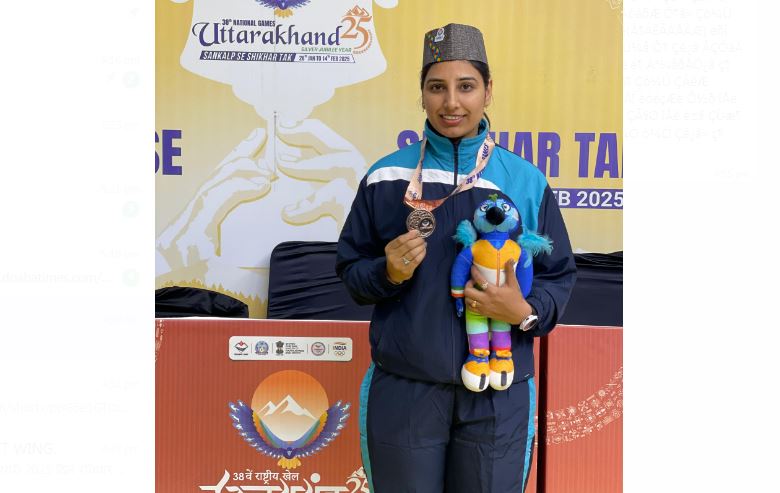 Sports News: ਪਵਨਦੀਪ ਕੌਰ ਮਾਨ ਨੇ ਰਾਸ਼ਟਰੀ ਖੇਡਾਂ ’ਚ ਤਲਵਾਰਬਾਜ਼ੀ ’ਚ ਕਾਂਸੀ ਦਾ ਤਗਮਾ ਜਿੱਤਿਆ