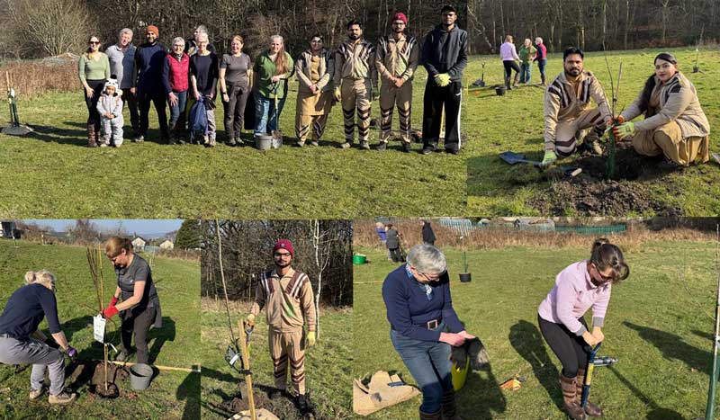 England News: ਇੰਗਲੈਂਡ ਦੀ ਸਾਧ-ਸੰਗਤ ਨੇ ਲਾਏ ਬੂਟੇ