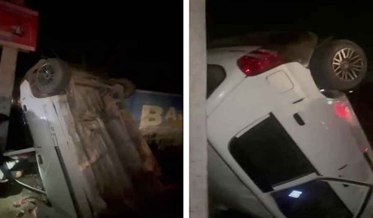 Moga News: ਤੇਜ ਰਫਤਾਰ ਕਾਰ ਓਵਰਟੇਕ ਕਰਦੇ ਪਲਟੀ, ਇਕ ਦੀ ਮੌਤ ਇਕ ਜੇਰੇ ਇਲਾਜ