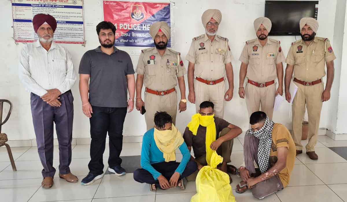Sangrur News: ਖੇਤਾਂ ਵਾਲੀ ਮੋਟਰ ਦੀਆਂ ਤਾਰਾਂ ਚੋਰੀ ਕਰਨ ਵਾਲੇ ਗਿਰੋਹ ਨੂੰ ਤਾਂਬੇ ਦੀਆਂ ਤਾਰਾਂ ਸਮੇਤ ਕੀਤਾ ਗ੍ਰਿਫਤਾਰ