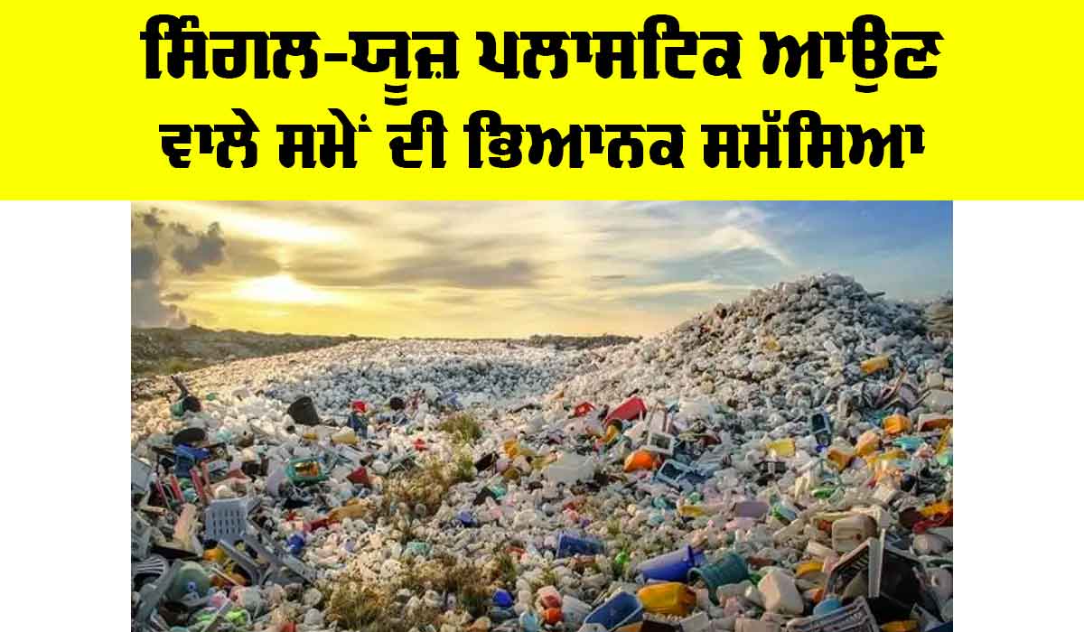 Single Use Plastic Pollution: ਸਿੰਗਲ-ਯੂਜ਼ ਪਲਾਸਟਿਕ ਆਉਣ ਵਾਲੇ ਸਮੇਂ ਦੀ ਭਿਆਨਕ ਸਮੱਸਿਆ