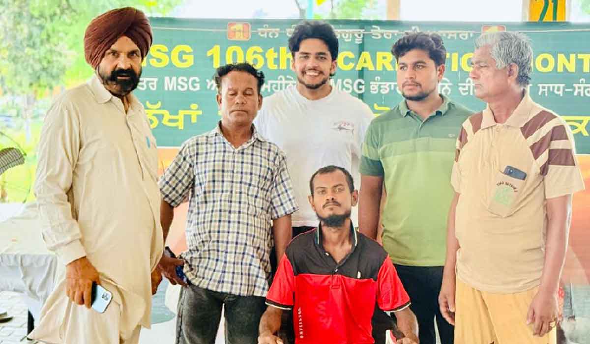 Welfare work: ਦੋ ਮਹੀਨਿਆਂ ਤੋਂ ਲਾਪਤਾ ਮੰਦਬੁੱਧੀ ਨੂੰ ਪਰਿਵਾਰ ਨਾਲ ਮਿਲਵਾਇਆ
