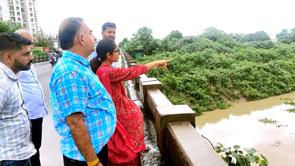 Patiala River: ਏਡੀਸੀ ਨਵਰੀਤ ਕੌਰ ਸੇਖੋਂ ਨੇ ਵੱਡੀ ਨਦੀ ਦਾ ਕੀਤਾ ਦੌਰਾ