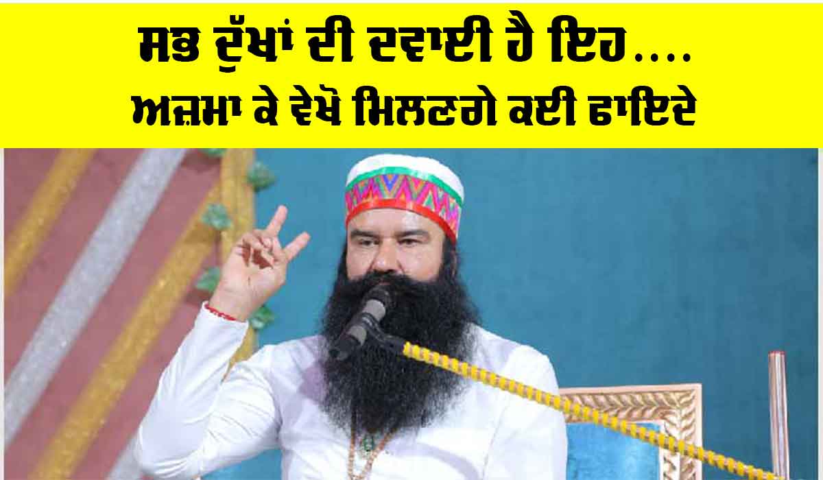 ਸਭ ਦੁੱਖਾਂ ਦੀ ਦਵਾਈ ਹੈ ਇਹ…. ਅਜ਼ਮਾ ਕੇ ਵੇਖੋ ਮਿਲਣਗੇ ਕਈ ਫਾਇਦੇ