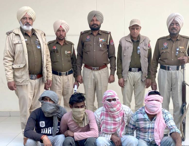 Heroin Seized: ਪੁਲਿਸ ਨੇ 10 ਗ੍ਰਾਮ ਹੈਰੋਇਨ ਸਮੇਤ 4 ਨੌਜਵਾਨਾਂ ਨੂੰ ਕੀਤਾ ਕਾਬੂ