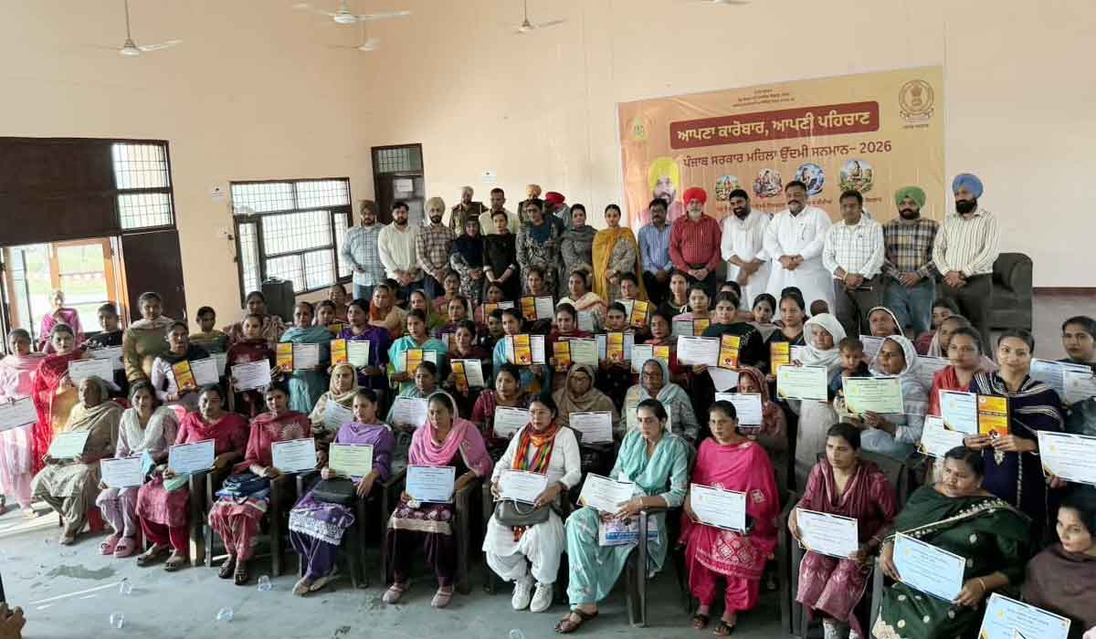 ਮਾਨ ਸਰਕਾਰ ਦਾ ‘ਮਹਿਲਾ ਉੱਦਮੀ ਸਨਮਾਨ ਪ੍ਰੋਗਰਾਮ’ ਮਹਿਲਾ ਸਸ਼ਕਤੀਕਰਨ ਲਈ ਇੱਕ ਵਿਲੱਖਣ ਪਹਿਲਕਦਮੀ