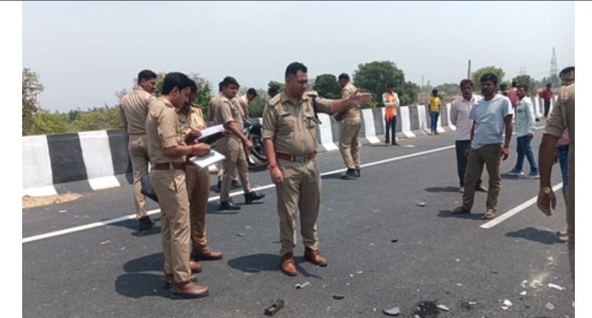 Accident News: ਸ਼ਾਹਜਹਾਂਪੁਰ ’ਚ ਕਾਰ ਨੇ ਮੋਟਰਸਾਈਕਲ ਨੂੰ ਟੱਕਰ, ਜੋੜੇ ਅਤੇ ਦੋ ਬੱਚਿਆਂ ਦੀ ਮੌਤ 