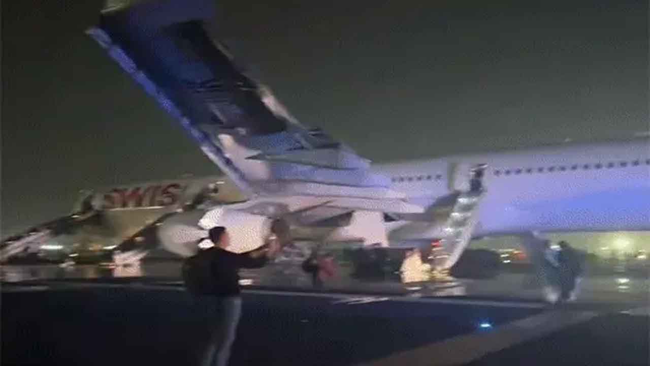 Swiss Flight Engine Fail: ਟੇਕਆਫ ਦੌਰਾਨ ਸਵਿਸ ਜਹਾਜ ਦੇ ਇੰਜਣ ’ਚ ਲੱਗੀ ਅੱਗ, 6 ਜ਼ਖਮੀ