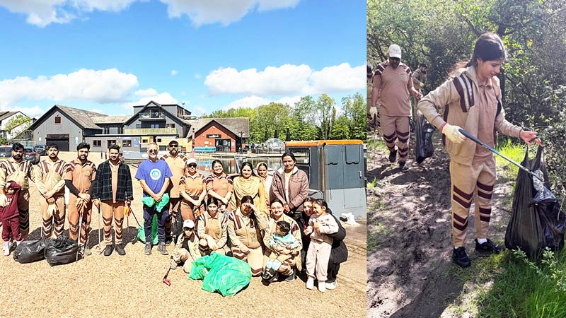 London Cleanliness Drive: ਬਲਾਕ ਲੰਦਨ ਦੀ ਸਾਧ-ਸੰਗਤ ਨੇ ਚਲਾਇਆ ਸਫਾਈ ਅਭਿਆਨ