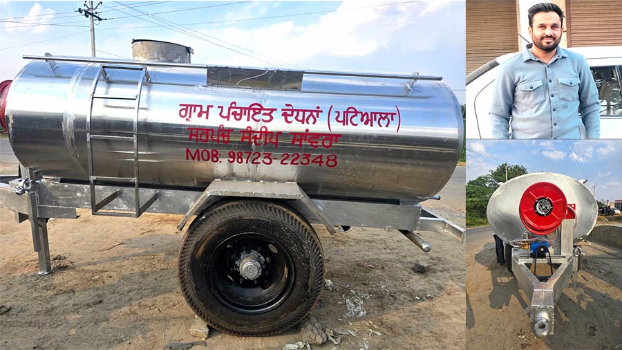 Mini Fire Brigade: ਅੱਗ 'ਤੇ ਕਾਬੂ ਪਾਉਣ ਲਈ ਗ੍ਰਾਮ ਪੰਚਾਇਤ ਦੇਧਨਾ ਨੇ ਬਣਵਾਈ ਮਿੰਨੀ ਫਾਇਰ ਬ੍ਰਿਗੇਡ, ਹੋਰਾਂ ਪਿੰਡਾਂ ਲਈ ਬਣੀ ਮਿਸਾਲ