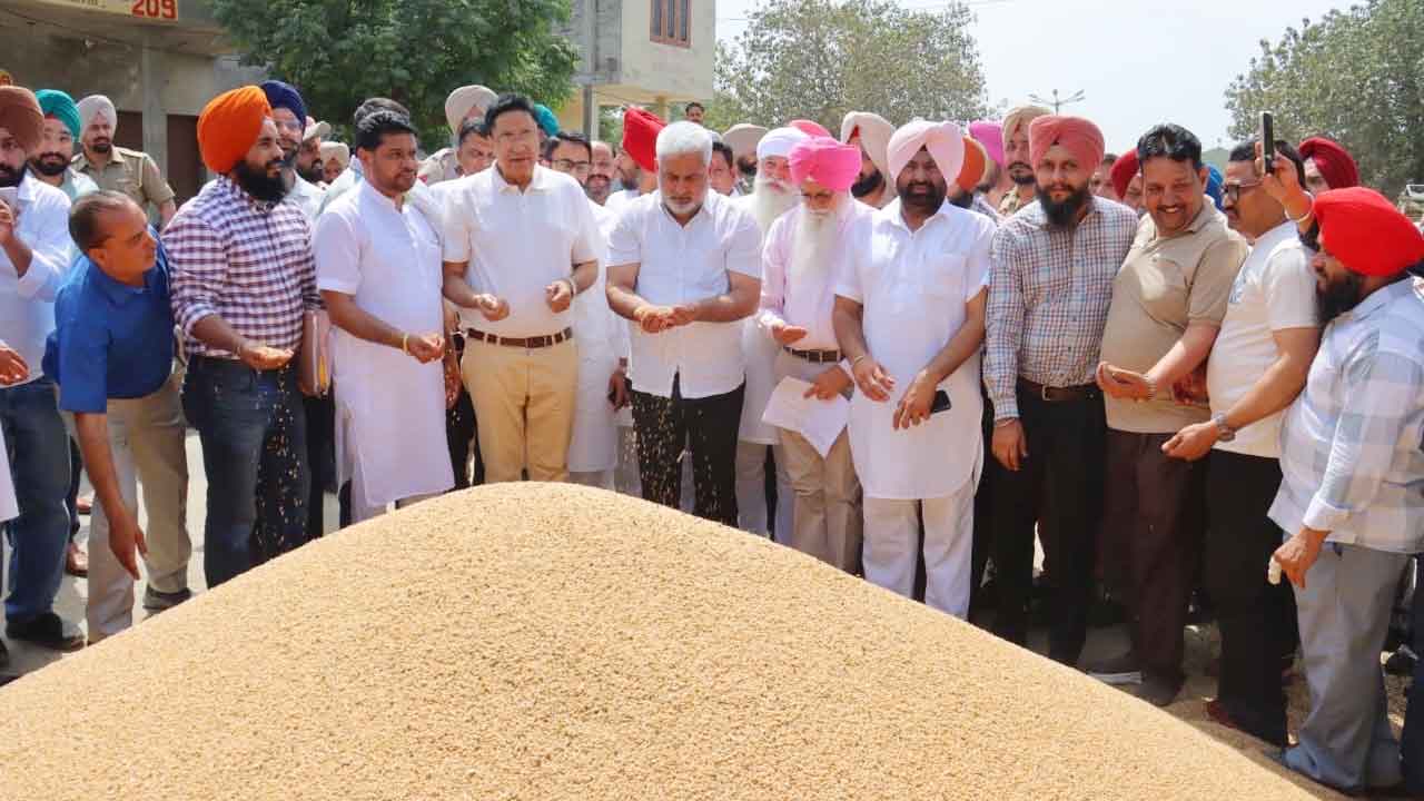 Punjab News: ਖ਼ੁਰਾਕ, ਸਿਵਲ ਸਪਲਾਈ ਤੇ ਖਪਤਕਾਰ ਮਾਮਲੇ ਮੰਤਰੀ ਲਾਲ ਚੰਦ ਕਟਾਰੂਚੱਕ ਨੇ ਭਗਤਾਂਵਾਲਾ ਦਾਣਾ ਮੰਡੀ ਵਿੱਚ ਕਣਕ ਦੀ ਚੱਲ ਰਹੀ ਖ਼ਰੀਦ ਦਾ ਜਾਇਜ਼ਾ ਲਿਆ