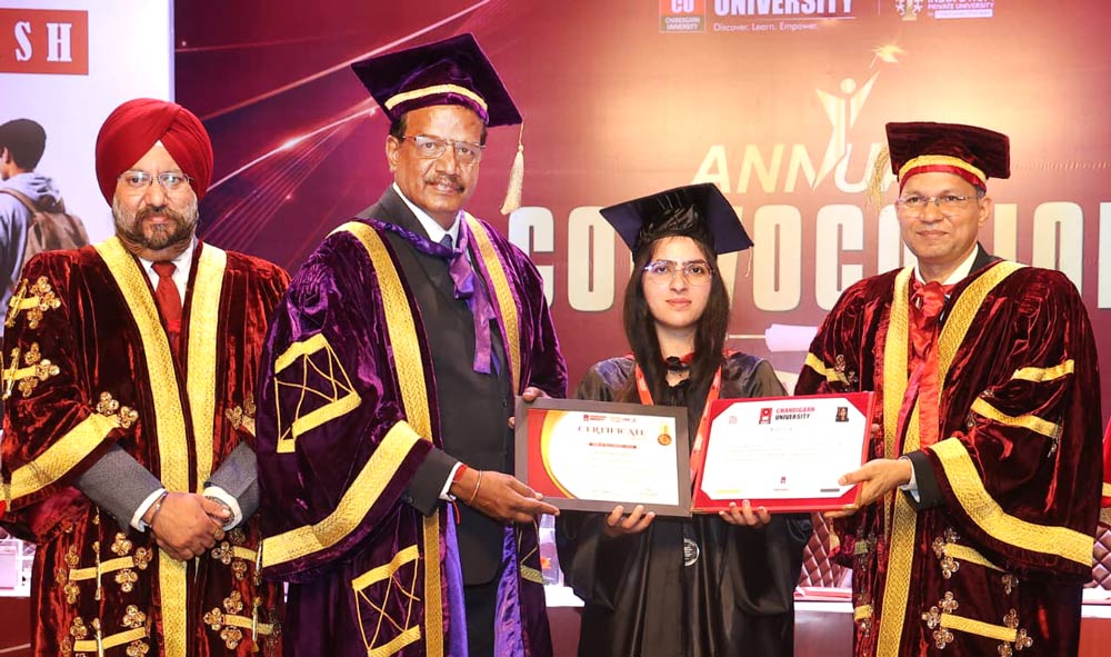 Chandigarh University: ਚੰਡੀਗੜ੍ਹ ਯੂਨੀਵਰਸਿਟੀ ਨੇ ਕਰਵਾਇਆ ਸਾਲਾਨਾ ਡਿਗਰੀ ਵੰਡ ਸਮਾਰੋਹ 