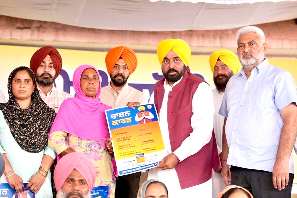 Punjab News: ਮੁੱਖ ਮੰਤਰੀ ਵੱਲੋਂ ‘ਮੇਰੀ ਰਸੋਈ ਯੋਜਨਾ’ ਦੀ ਸ਼ੁਰੂਆਤ, 40 ਲੱਖ ਲੋਕਾਂ ਨੂੰ ਮਿਲੇਗਾ ਲਾਭ