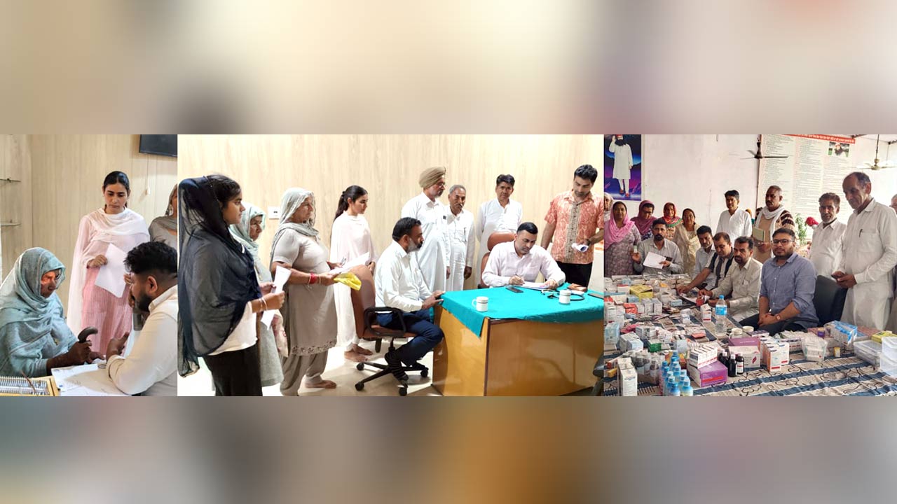 Free Medical Camp: ਕਿੱਕਰਖੇੜਾ 'ਚ ਲੱਗੇ ਮੈਡੀਕਲ ਕੈਂਪ 'ਚ ਜੁੜੀ ਭਾਰੀ ਭੀੜ,ਮਰੀਜ਼ਾਂ ਨੂੰ ਮਿਲਿਆ ਇਹ ਵੱਡਾ ਫਾਇਦਾ