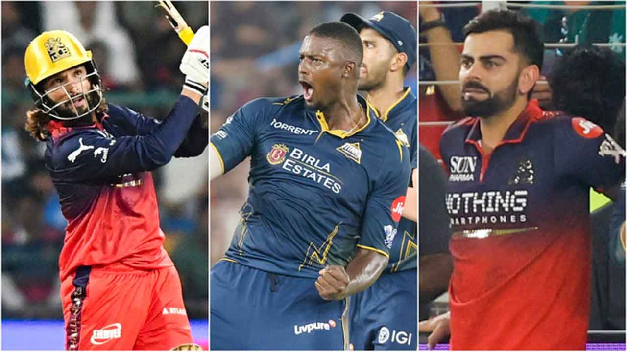 GT vs RCB: ਜੇਸਨ ਹੋਲਡਰ ਦੇ ਕੈਚ ਨਾਲ ਮੈਦਾਨ ’ਤੇ ਗਰਮਾਇਆ ਮਾਹੌਲ, ਰਜਤ ਪਾਟੀਦਾਰ ਨੂੰ ਆਉਣ ਦਿੱਤੇ ਜਾਣ ’ਤੇ ਭੜਕੇ ਕੋਹਲੀ
