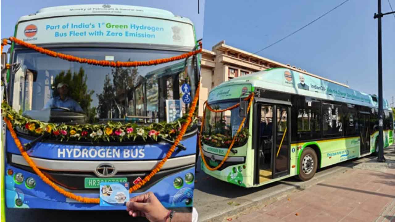 Hydrogen Bus In Delhi: ਪਹਿਲੀ ਵਾਰ ਦਿੱਲੀ ’ਚ ਹਾਈਡ੍ਰੋਜਨ ਬੱਸਾਂ, ਜਾਣੋ ਕਿੱਥੋਂ ਤੋਂ ਕਿੱਥੋਂ ਤੱਕ ਚੱਲਣਗੀਆਂ, ਕਿੰਨਾ ਹੋਵੇਗਾ ਕਿਰਾਇਆ?