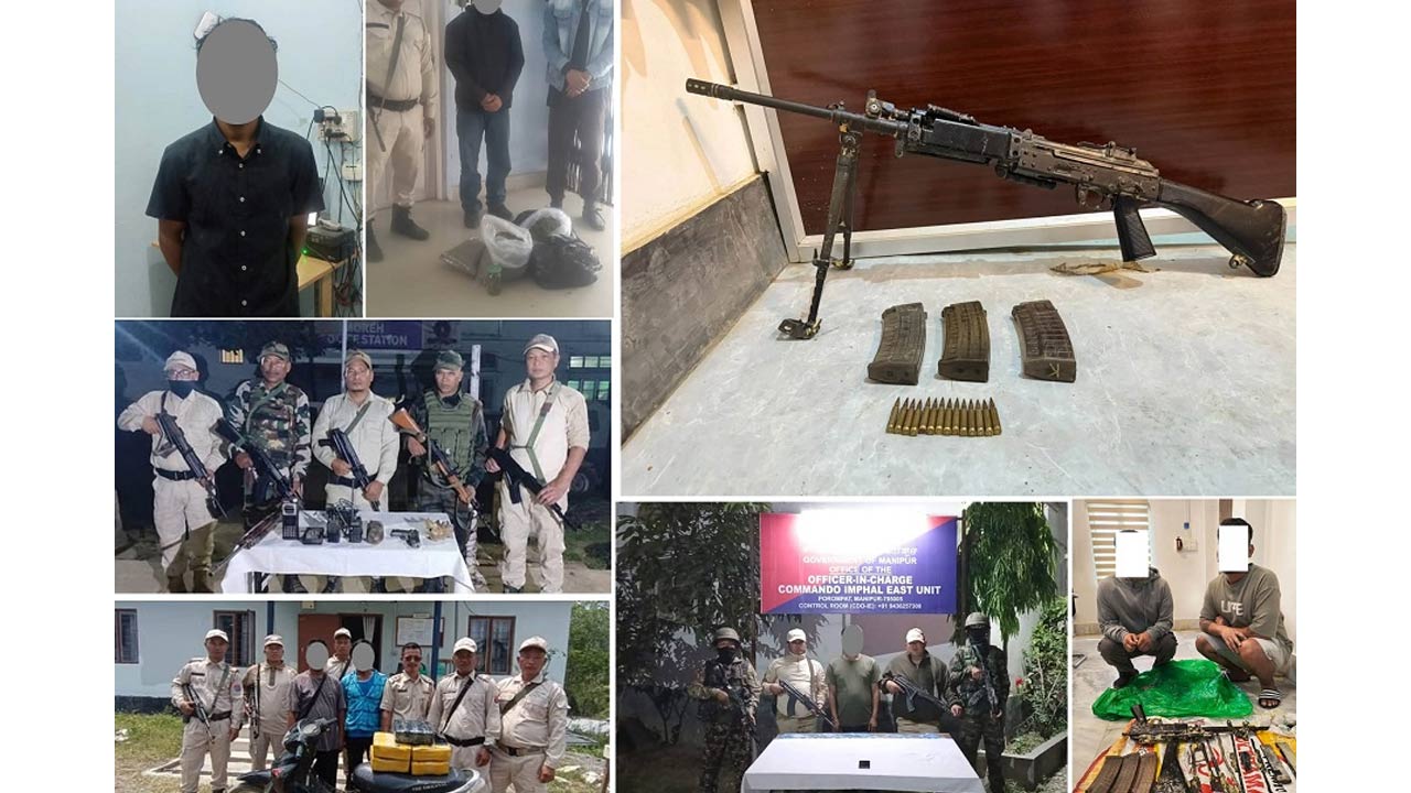 Manipur Terrorists Arrested: ਮਨੀਪੁਰ ’ਚ ਸੱਤ ਅੱਤਵਾਦੀ ਗ੍ਰਿਫ਼ਤਾਰ, ਹਥਿਆਰ ਬਰਾਮਦ