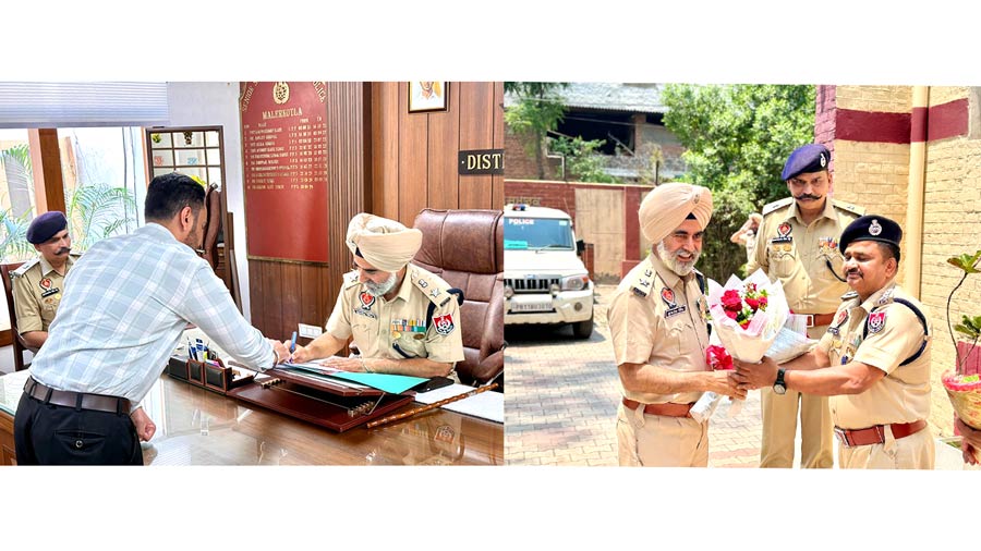 New SSP Malerkotla: ਗੁਰਮੀਤ ਸਿੰਘ ਪੀ.ਪੀ.ਐਸ. ਨੇ ਬਤੌਰ ਜ਼ਿਲ੍ਹਾ ਪੁਲਿਸ ਮੁਖੀ ਮਾਲੇਰਕੋਟਲਾ ਦਾ ਅਹੁਦਾ ਸੰਭਾਲਿਆ 