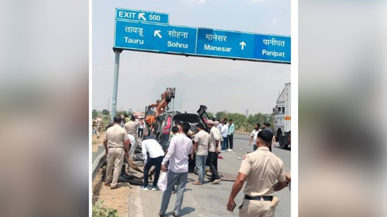 Nuh Road Accident: ਹਰਿਆਣਾ ਦੇ ਨੂਹ ’ਚ ਭਿਆਨਕ ਸੜਕ ਹਾਦਸਾ, 5 ਯੂਪੀ ਪੁਲਿਸ ਮੁਲਾਜ਼ਮਾਂ ਦੀ ਮੌਤ 