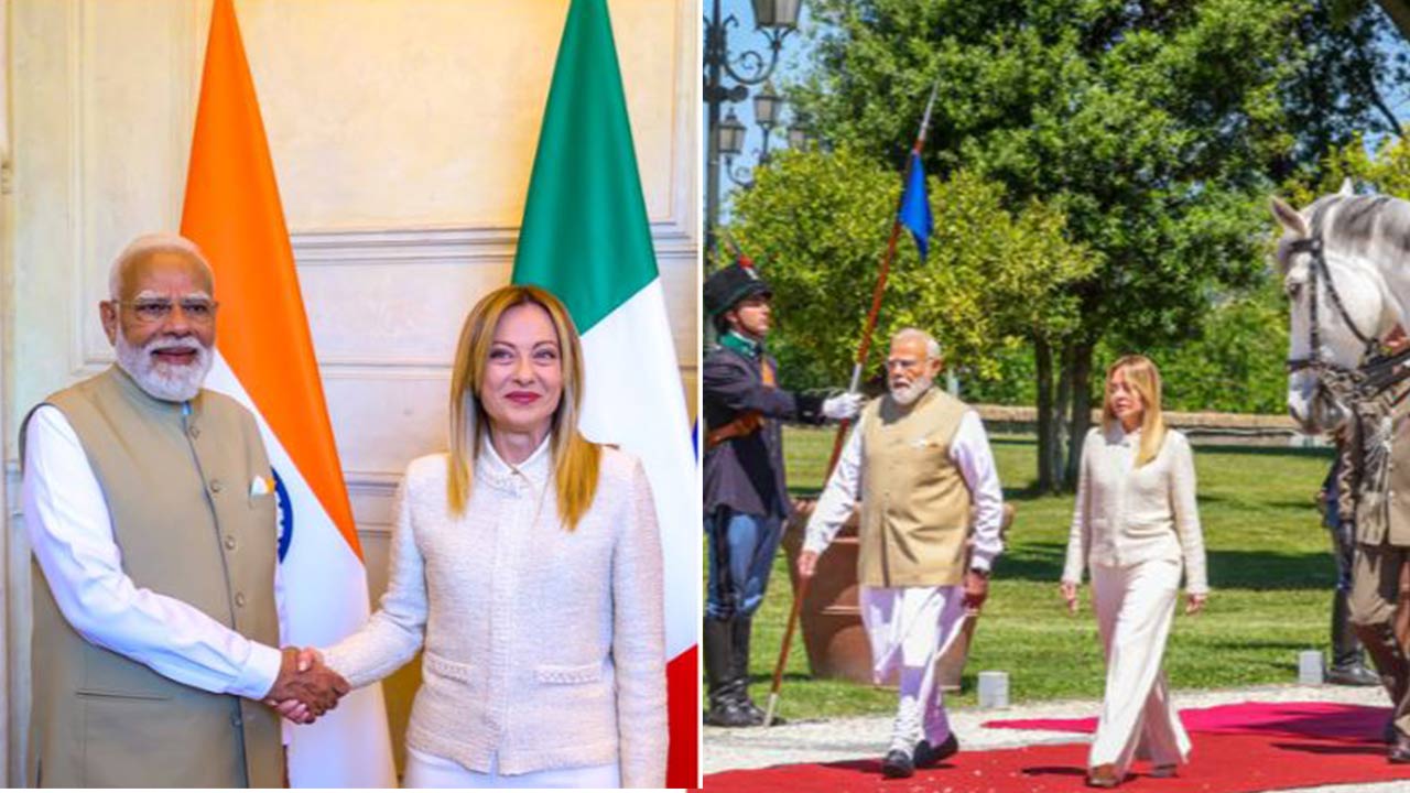 India Italy Strategic Partnership News: ਪ੍ਰਧਾਨ ਮੰਤਰੀ ਮੋਦੀ ਇਟਲੀ ਪਹੁੰਚੇ, ਜਾਰਜੀਆ ਮੇਲੋਨੀ ਨਾਲ ਕੀਤੀ ਮੁਲਾਕਾਤ