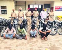 Motorcycle Theft Gang: ਚੋਰੀ ਦੇ 10 ਮੋਟਰਸਾਈਕਲ ਸਮੇਤ 4 ਵਿਅਕਤੀਆਂ ਨੂੰ ਪੁਲਿਸ ਨੇ ਕੀਤਾ ਕਾਬੂ