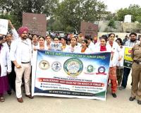 Medical Staff Protest News: ਨਰਸਿੰਗ ਐਸੋਸੀਏਸ਼ਨ ਵੱਲੋਂ 4600 ਗ੍ਰੇਡ ਪੇਅ ਦੀ ਬਹਾਲੀ ਲਈ ਰੋਸ ਰੈਲੀ