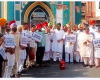 AAP Protest: ਫ਼ਰੀਦਕੋਟ ਵਿੱਚ ਗੈਸ ਕੀਮਤਾਂ ਖ਼ਿਲਾਫ਼ ਆਪ ਦਾ ਰੋਸ ਪ੍ਰਦਰਸ਼ਨ