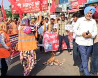 Safai Sevak Protest: ਸਫ਼ਾਈ ਕਰਮਚਾਰੀਆਂ ਨੇ ਕੀਤਾ ਘੱਗਾ ਵਿਖੇ ਭਾਰੀ ਰੋਸ ਪ੍ਰਦਰਸ਼ਨ