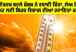Heat Waves: ਇੱਕਦਮ ਬਦਲੇ ਮੌਸਮ ਨੇ ਵਧਾਈ ਚਿੰਤਾ, ਲੋਅ ਤੋਂ ਬਚਣ ਲਈ ਸਿਹਤ ਵਿਭਾਗ ਦੀਆਂ ਹਦਾਇਤਾਂ ਜਾਰੀ