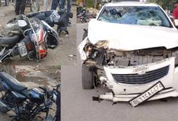 Road Accident: ਤੇਜ਼ ਰਫ਼ਤਾਰ ਕਾਰ ਦੀ ਟੱਕਰ ਨਾਲ ਬਾਈਕ ਸਵਾਰ ਬਜ਼ੁਰਗ ਦੀ ਮੌਤ