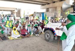 Farmers Protest: ਰੋਡ ਸੰਘਰਸ਼ ਕਮੇਟੀ ਤੇ ਕਿਸਾਨ ਯੂਨੀਅਨਾਂ ਵੱਲੋਂ ਹਾਈਵੇ ਦਾ ਕੰਮ ਮੁੜ ਬੰਦ