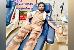 Sirsa News: ਪਿਊਸ਼ ਇੰਸਾਂ ਨੇ ਦੂਜੀ ਵਾਰ ਖੂਨਦਾਨ ਕਰਕੇ ਨਿਭਾਇਆ ਮਾਨਵਤਾ ਦਾ ਫਰਜ਼