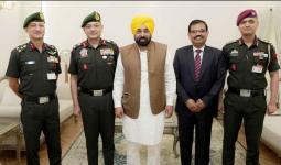 CM Mann ਨੇ ਪੱਛਮੀ ਕਮਾਂਡ ਦੇ ਆਰਮੀ ਕਮਾਂਡਰ ਨਾਲ ਸਰਹੱਦੀ ਸੁਰੱਖਿਆ, ਰਾਹਤ ਕਾਰਜਾਂ ਅਤੇ ਆਪਰੇਸ਼ਨਲ ਤਿਆਰੀਆਂ ਬਾਰੇ ਵਿਚਾਰ-ਵਟਾਂਦਰਾ ਕੀਤਾ