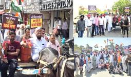Kotkapura Congress Protest: ਕੋਟਕਪੂਰਾ ’ਚ ਕਾਂਗਰਸ ਵੱਲੋਂ ਵਧਦੀ ਮਹਿੰਗਾਈ ਖ਼ਿਲਾਫ਼ ਪ੍ਰਦਰਸ਼ਨ, ਕੇਂਦਰ ਸਰਕਾਰ ਵਿਰੁੱਧ ਕੀਤੀ ਨਾਅਰੇਬਾਜ਼ੀ